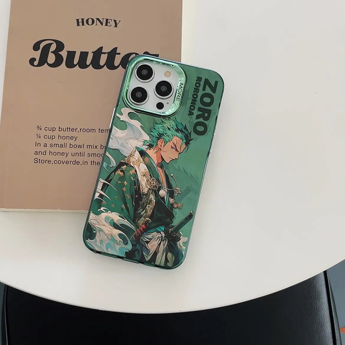 One Piece cool Iphone cases with Zoro and Luffy characters